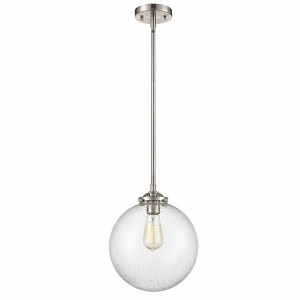 Beacon - 1 Light Stem Hung Mini Pendant In Industrial Style-11.38 Inches Tall and 10 Inches Wide - 1 of 1