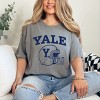 Yale Football Helmet - Women's Garment Dyed Graphic T-Shirt - 3 of 4