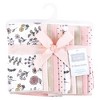Hudson Baby Infant Girl Flannel Burp Cloth 10pk, Dandelion Wish, One Size - 2 of 4