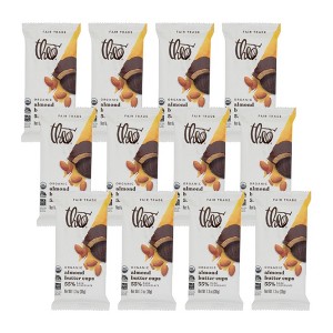 Theo Chocolate Organic Almond Butter Cups 55% Dark Chocolate - Case of 12/1.3 oz - 1 of 4