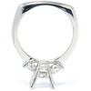 Pompeii3 1/3ct Diamond Semi-Mount Engagement Ring 14K Setting - 3 of 4