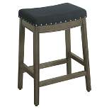 26" Blake Backless Counter Height Barstool with Nailheads - HomePop