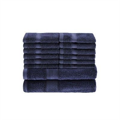 Rayon from Bamboo and Cotton Blend Cozy Plush Towel Set by Blue Nile Mills