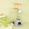 ZEZE AIDORA Blooming Cat Tree-Green Large - 3 of 4