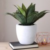 Northlight 13" Agave Artificial Potted Plant - Green - 2 of 4