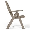 WestinTrends Malibu HDPE Adjustable Highback Folding Patio Dining Chair - 3 of 4