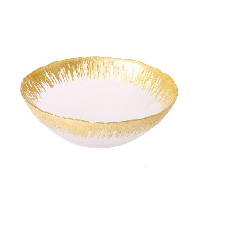 Classic Touch Individual Bowl with Flashy Gold Design, 1 of 4