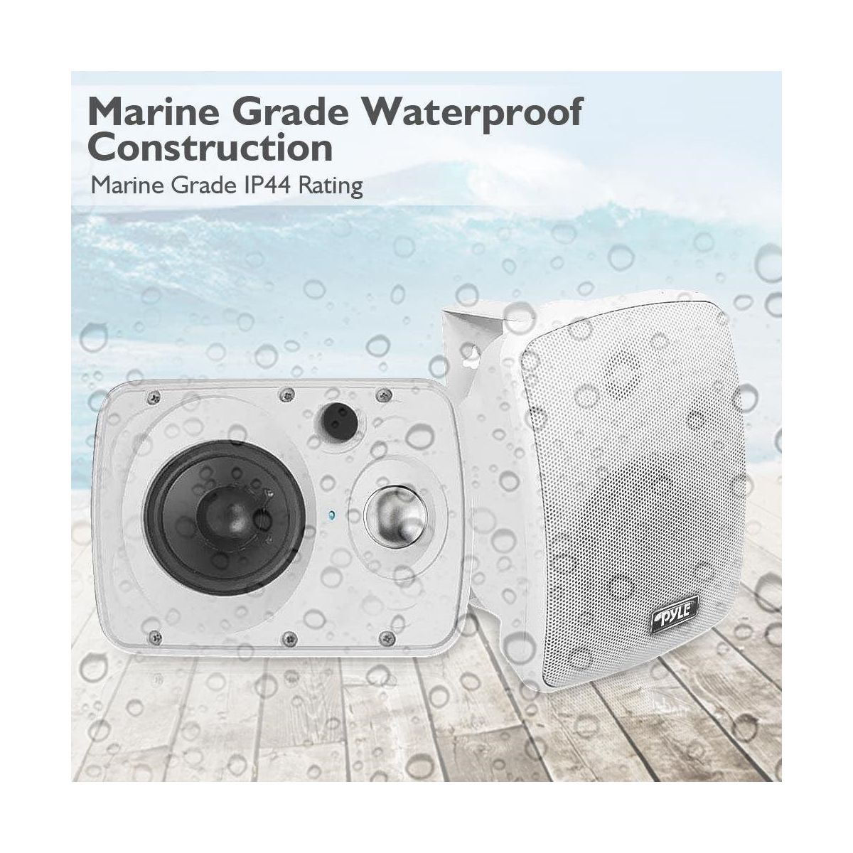 Waterproof Wireless Bluetooth Speakers System for Outdoor Use with Dual Speakers, Compatible with All Devices - thumbnail 7