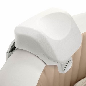 Intex 28505E PureSpa Soft Cushioned Foam Headrest Pillow Hot Tub Spa Accessory, Easily Moved and Adjusted, Compatible with all PureSpa Models, White - 1 of 4