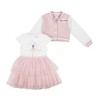Little Lass Girls 2 Piece Dress & Jacket Set - 2 of 2
