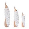 Transpac Set of 3 Resin Santa Statuettes - Festive Christmas Decorative Objects for Holiday Cheer - 2 of 4