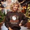 Simply Sage Market Women's Graphic Sweatshirt  Cactus Western Santa - 2 of 4