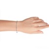 Pompeii3 3/4 TCW 14k White or Yellow Gold Round Diamond By Yard Station Bracelet - 3 of 4