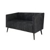 ChaletPosh Velvet Love Seat - 4 of 4