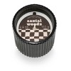 3.9oz Footed Ribbed Glass Scented Candle Black - Bullseye's Playground™ - 2 of 3