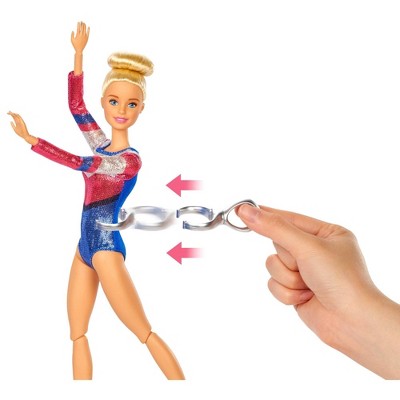 barbie gymnastics playset