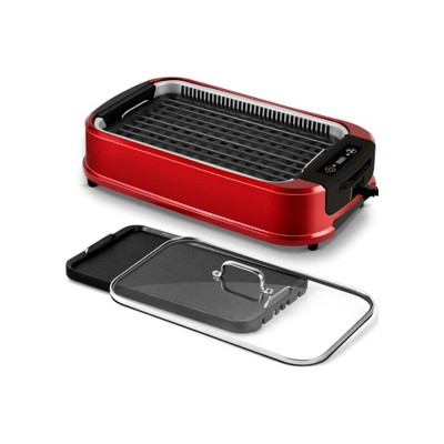 Nebula Vortex Smokeless Indoor Grill With Glass Lid