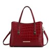 MKF Collection Aurelia Crocodile-Embossed Vegan Leather Women's Tote Stylish Shoulder Handbag by Mia K - 2 of 4