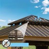 VisioGear 12'x12' Outdoor Hardtop Gazebo, Wooden Coated Gazebo, Patio Gazebo with Galvanized Steel Double Roof, Wood-Looking, 11.25*11.25*10.08" - 4 of 4