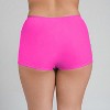 Calypsa Women's Chlorine Resistant Boyshorts Plus Size - 2 of 4