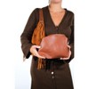 VALS - Camel Suede Leather Shoulder Bag (Women) camel suede standart - 3 of 4