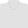Black Bow Jewelry 1.2mm 14k Yellow Gold Solid Box Chain Necklace - 2 of 4