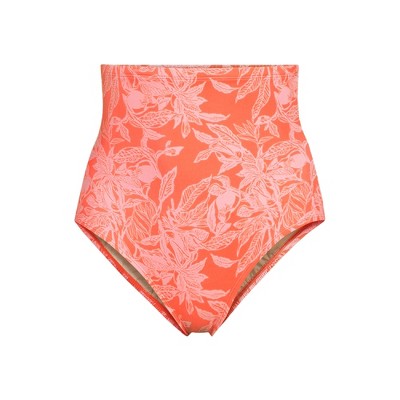 Lands' End Women's Slender Separates Ultra High Waisted Bikini Swim Bottoms