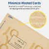 Avery 2-1/2" x 3-1/2" Rounded Corner Cards, Kraft Brown, 60ct - 4 of 4