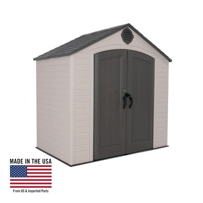 Lifetime 8' x 5' Tan Outdoor Storage Shed (60392)