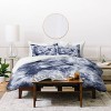 Amy Sia Tie Dye 3 Navy Duvet Set - Deny Designs - 4 of 4