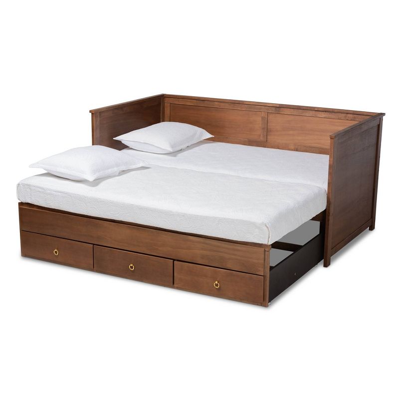 Twin to King Thomas Expandable Daybed with Storage Drawers - Baxton Studio, 5 of 15