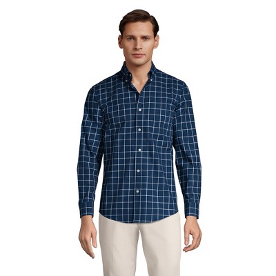 Lands' End Men's Traditional Fit No Iron Twill Shirt
