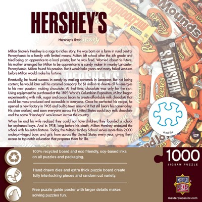 Hershey's Swirl 1000 Piece Chocolate Jigsaw Puzzle