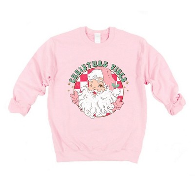 Simply Sage Market Women's Graphic Sweatshirt  Christmas Vibes Santa