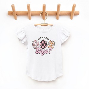 The Juniper Shop But Did You Dye Toddler Flutter Sleeve Tee - 1 of 2