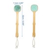 Unique Bargains Dual-Side Long Handle Silicone Bath Brush - 4 of 4