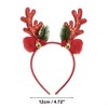 Unique Bargains Halloween Antlers Shape Headband 4.72" Diameter Red 1 Pc - 3 of 4