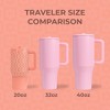 HydroJug Kids - 20 oz Insulated Kids Water Bottle with Flip Straw & Handle - Leak-Proof & Durable, BPA-Free & Kid-Friendly Design - 4 of 4