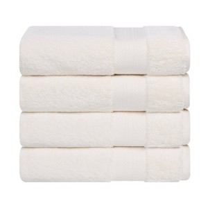 Luxury Cotton Heavyweight Solid Plush Towel Set by Blue Nile Mills - 1 of 4