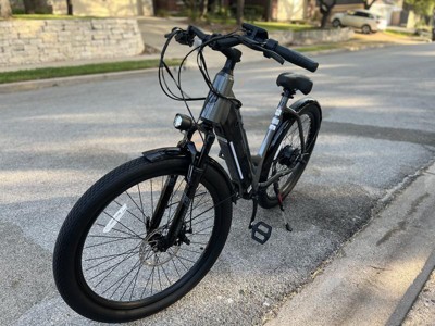 schwinn adult coston 27.5 hybrid electric bike