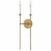 Lark Hux 2 - Light Wall Light in  Lacquered Brass - 2 of 4