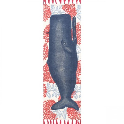 Nuloom Thomas Paul Flatweave Cotton Whale Indoor Area Rug