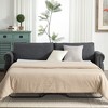 80.7'' U_Style 2-in-1 Sofa Bed Sleeper with Large Mattress and Rivet-Detail Armrests - 2 of 4
