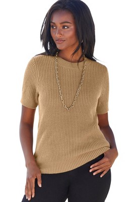 Jessica London Women's Plus Size Shaker Tee