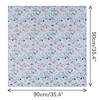Elerevyo Women's Floral Chiffon Lightweight Skinny Neck Scarf Neckerchief - 3 of 4