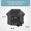 Grill Cover for Weber Spirit II 200 Series, Double Straps and Built-in Vents, Heavy Duty & Waterproof, Fits Grill Up to 48 Inch Wide, Black,SHINESTAR - 2 of 4