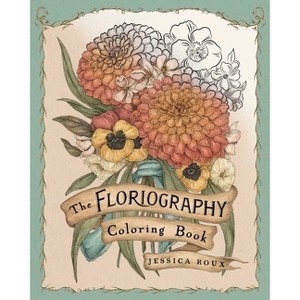 Floriography Coloring Book - by  Jessica Roux (Paperback) - 1 of 1