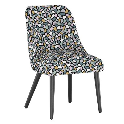 Sherrie Dining Chair in Pattern Bold Terrazzo Lavender - Skyline Furniture