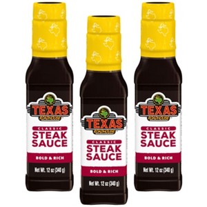 Texas Roadhouse Classic Steak Sauce, Bold & Rich, 3-Pack 12 fl. oz. Bottles - 1 of 1