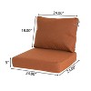 Christopher Knight Home Noah Outdoor 5-Inch Thick Deep Seat Club Chair Cushion Set - 3 of 4